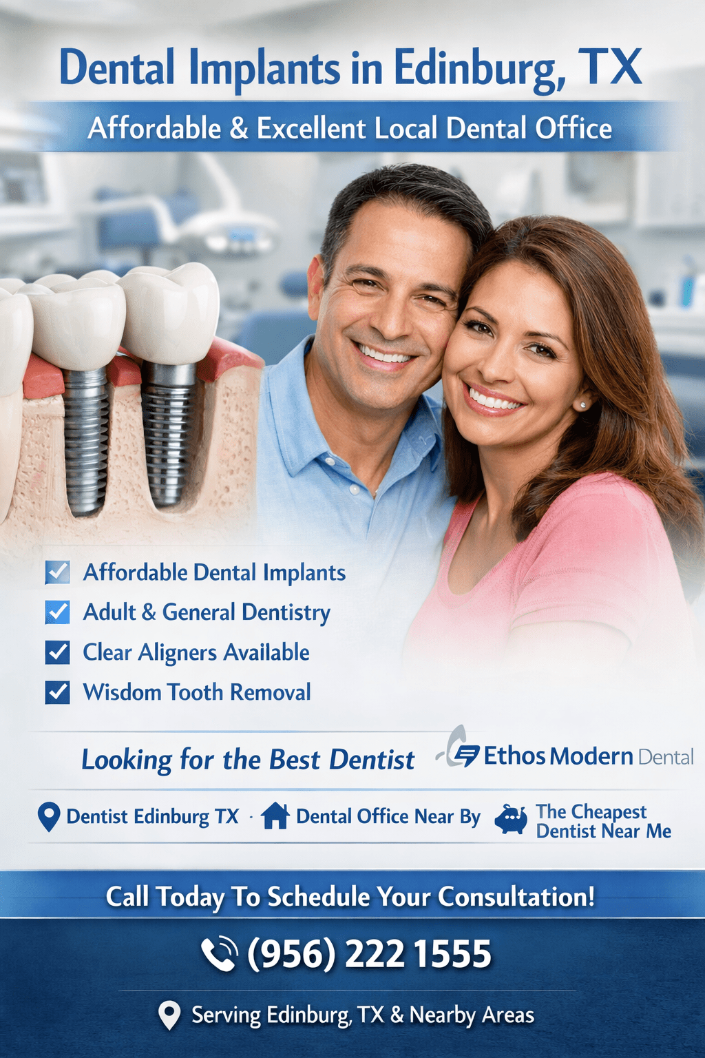 Dental Implants in Edinburg, TX – Affordable Care at a Trusted Local Dental Office