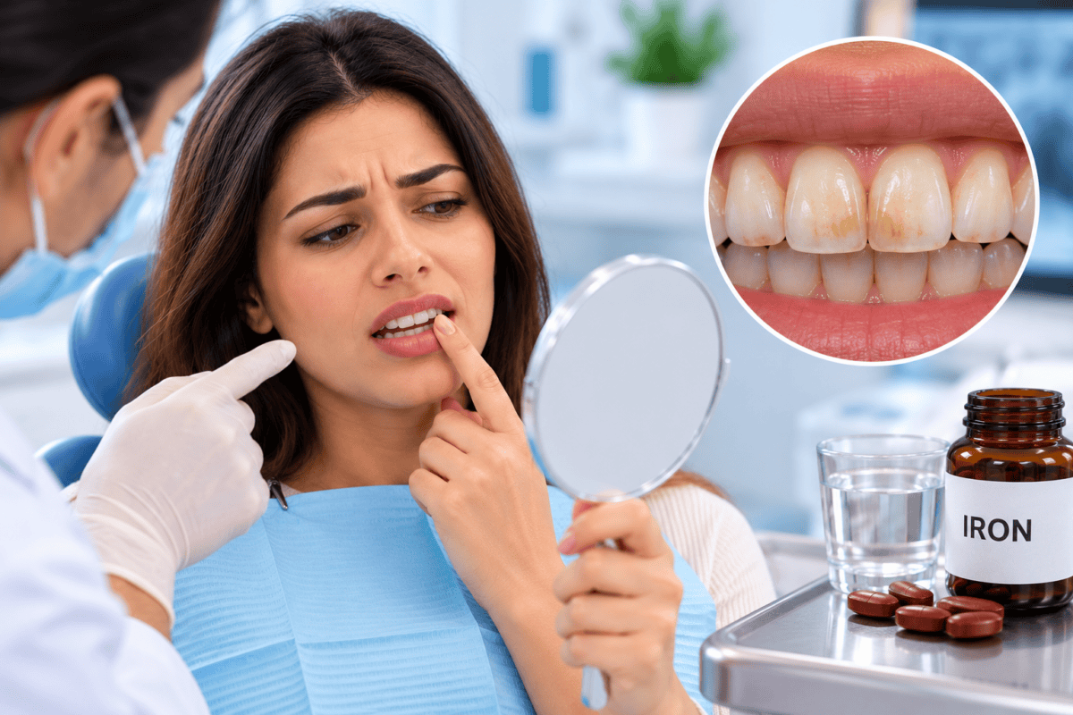 Iron Staining on Teeth: Causes, Risks & How to Stop Teeth Staining from Iron Safely