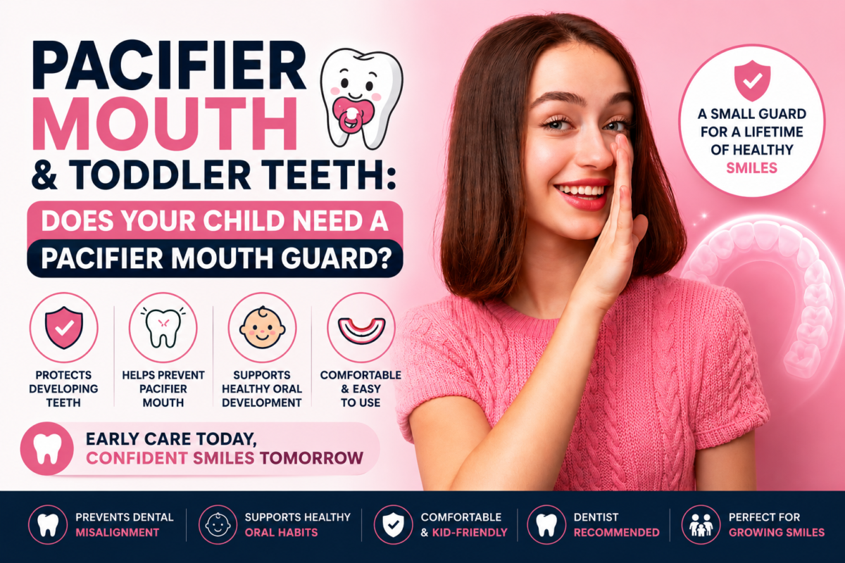 Pacifier Mouth & Toddler Teeth Does Your Child Need a Pacifier Mouth Guard
